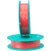 03-2500 Red Colored Paper/Plastic Standard Twist Tie Ribbon - 2500 ft. per Spool