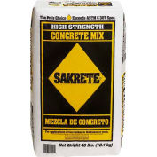 Sakrete® High Strength Concrete Mix, 60 Lb. Bag - 65200940 - Pkg Qty 56
