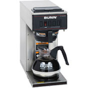 Bunn 13300.0001 - Coffee Brewer, Pourover, Low Profile, 1 Warmer, Stainless Steel, VP17-1, 
