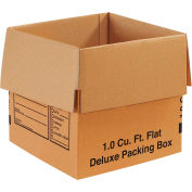 Global Industrial Deluxe Cardboard Corrugated Boxes, 12"L x 12"W x 12"H, Kraft - Pkg Qty 25