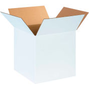 Cardboard Corrugated Boxes 14" x 14" x 14" 200#/ECT-32, White - Pkg Qty 25