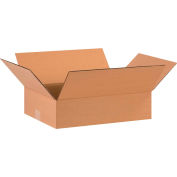 Flat Cardboard Corrugated Boxes 16" x 12" x 4" 200#/ECT-32 - Pkg Qty 25