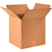 Global Industrial Cube Cardboard Corrugated Boxes, 16"L x 16"W x 16"H, Kraft - Pkg Qty 25