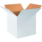 Cardboard Corrugated Boxes 16" x 16" x 16" 200#/ECT-32, White - Pkg Qty 25