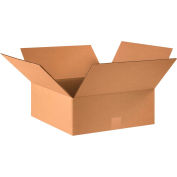 Flat Cardboard Corrugated Boxes 16" x 16" x 6" 200#/ECT-32 - Pkg Qty 25