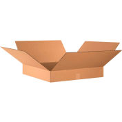 Flat Cardboard Corrugated Boxes 24" x 24" x 4" 200#/ECT-32 - Pkg Qty 20