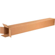 Tall Cardboard Corrugated Boxes 4" x 4" x 40" 200#/ECT-32 - Pkg Qty 25