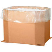 Global Industrial Octagon Bulk Bin Bottom Cargo Containers, 46"L x 38"W x 36"H, Kraft - Pkg Qty 5
