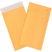 Self Seal Bubble Mailers w/ Tear Strip, 8-3/4"L x 4-7/8"W, Golden Kraft, Pack of 25
