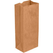 Kraft Hardware Bags #5, 5-1/4"W x 3-7/16"D x 10-15/16"H, 400 Pack