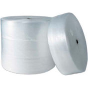Perforated Air Bubble Roll, 12&quot;W x 250'L x 1/2&quot; Thick, Clear, 4/Pack