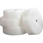 Global Industrial&#153; HD Non Perforated Bubble Roll, 24&quot;W x 250'L x 1/2&quot; Thick, Clear, 4/Pk
