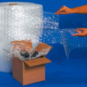 UPSable Perforated Air Bubble Rolls, 188'L x 24"W x 5/16" Thick, Clear, Pack of 2 Rolls