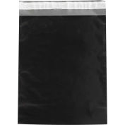 Global Industrial™ Colored Poly Mailers, 14-1/2"W x 19"L, 2.5 Mil, Black, 100/Pack