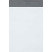 2.5 Mil Expansion Poly Mailers, 13"L x 10"W x 2"D, White, 100/Pack