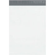 2.5 Mil Expansion Poly Mailers, 20"L x 15"W x 4"D, White, 100/Pack