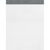 Global Industrial Expansion Poly Mailers, 20"W x 24"L x 4"D, 2.5 Mil, White, 100/Pack