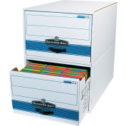 Stor/Drawer Steel Plus File Storage Drawer FSB720 24" x 15" x 10" White/Blue Price Each - Pkg Qty 6
