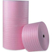 Global Industrial™ Anti Static Air Foam Rolls, 18"W x 250'L x 1/4" Thick, Pink, 4 Rolls