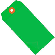 Global Industrial&#153; Self Laminating Tag #8 6-1/4&quot;L x 3-1/8&quot;W, Green, 100/Pack