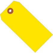 Global Industrial™ Plastic Shipping Tag #5, 4-3/4"L x 2-3/8"W, Yellow, 100/Pack