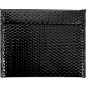 Global Industrial Glamour Bubble Mailers, 13-3/4"W x 11"L, Black, 48/Pack