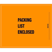 Full Face Mil/Spec Envelopes - "Packing List Enclosed" 8-1/2 x 10" Orange - 1000/Case