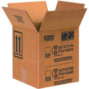 Global Industrial Haz Mat Boxes 1 Gal. Paint Can, 8-1/2"L x 8-1/2"W x 9-5/16"H, Kraft, 25/Pk