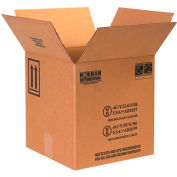 Global Industrial Haz Mat Boxes Four 1 Gal. Plastic Jugs 12-1/4"L x 12-1/4"W x 12-3/4"H 20/pk