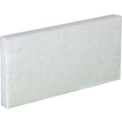 Global Industrial Foam Inserts Two 1 Gal. Plastic Jug, 24-1/4"L x 18-1/2"W x 9"H, 48/Pack