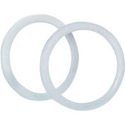 Global Industrial Locking Rings 1 Gal. Paint Can, White, 100/Pack