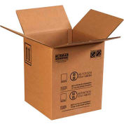 Global Industrial Haz Mat Boxes 5 Gal. Plastic Pail, 12-1/2"L x 12-1/2"W x 15-1/8"H, 10/pk