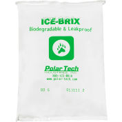 Ice-Brix™ Cold Packs, 6 Oz., 5-1/2"L x 4"W x 3/4"H, White/Green, 96/Pack