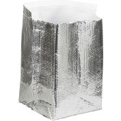 Global Industrial™ Cool Shield Insulated Box Liners, 12"L x 12"W x 12"D, Silver, 25/Pack