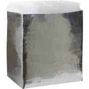 Global Industrial™ Cool Shield Insulated Box Liners, 14"L x 10"W x 10"D, Silver, 25/Pack