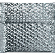 Global Industrial™ Cool Shield Thermal Bubble Mailers, 6"W x 6-1/2"L, Silver, 100/Pack