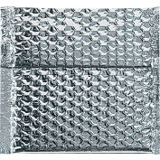 Global Industrial Cool Shield Thermal Bubble Mailers, 6"W x 6-1/2"L, Silver, 100/Pack