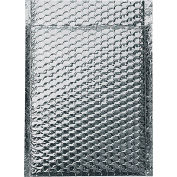 Global Industrial™ Cool Shield Thermal Bubble Mailers, 8"W x 11"L, Silver, 100/Pack