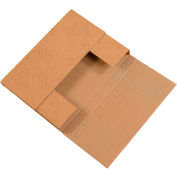 Easy-Fold Corrugated Mailers 14-1/4" x 11-1/4" x 2" 200#/ECT-32 Kraft - Pkg Qty 50