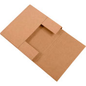 Global Industrial™ Corrugated Easy-Fold Mailers, 18"L x 18"W x 2"H, Kraft - Pkg Qty 50