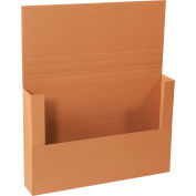 Jumbo Fold-Over Corrugated Mailers 36" x 24" x 6" 200#/ECT-32 Kraft - Pkg Qty 20