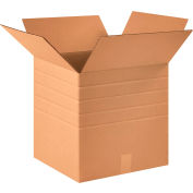 Multi-Depth Cardboard Corrugated Boxes 16" x 16" x 16" 200#/ECT-32 - Pkg Qty 25
