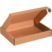 Corrugated Tab Lock Literature Mailers 10" x 8" x 1-1/2" 200#/ECT-32 Kraft - Pkg Qty 50