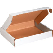 Corrugated Tab Lock Literature Mailers 11-1/8" x 8-3/4" x 2" 200#/ECT-32 White - Pkg Qty 50