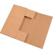 Easy-Fold Corrugated Mailers 15" x 11-1/8" x 2" 200#/ECT-32 Kraft - Pkg Qty 50