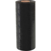 Global Industrial Machine Length Stretch Wrap, Blown, 80 Gauge, 20"Wx5000'L, Black
