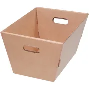 Attached Lid Tote (Pallet of 60) - 22x15x10 Industrial Strength Round Trip Tote. Made in USA.