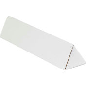 Triangle Mailing Tubes, 2"W x 18-1/4"L, White - Pkg Qty 50