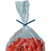 Paper Twist Ties, 6"L x 5/32"W, Blue, 2000 Pack