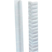 Global Industrial Foam Edge Protectors, 24"L x 3"W x 3"H, White, 150/Pack